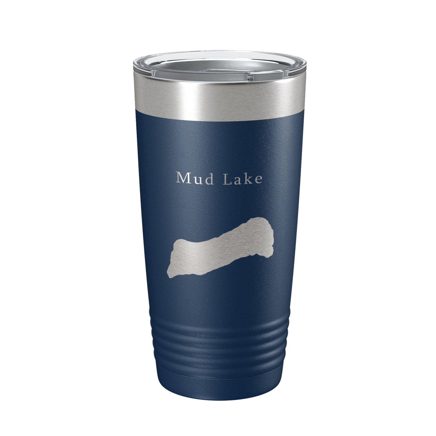 Mud Lake Map Tumbler Travel Mug Insulated Laser Engraved Coffee Cup Maine 20 oz-2