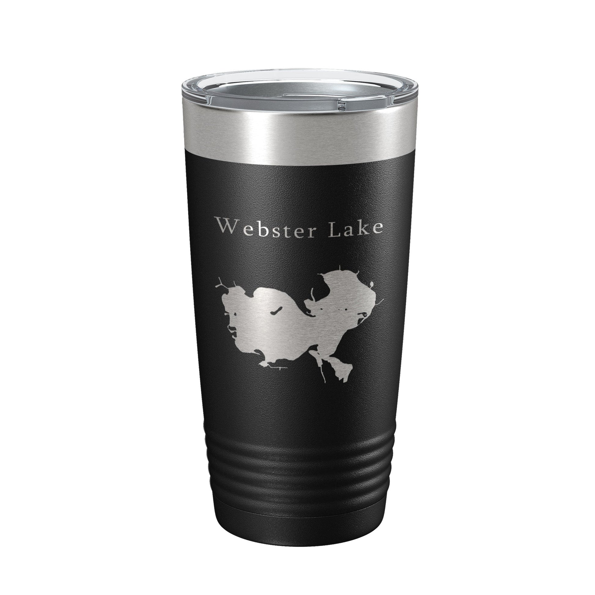 Webster Lake Map Tumbler Travel Mug Insulated Laser Engraved Coffee Cup Indiana 20 oz-5