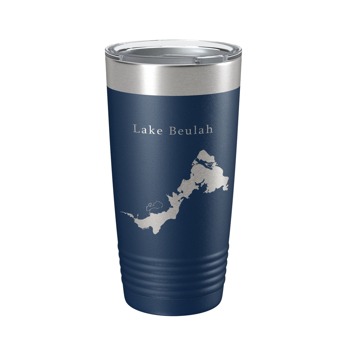 Lake Beulah Map Tumbler Travel Mug Insulated Laser Engraved Coffee Cup Wisconsin 20 oz-2
