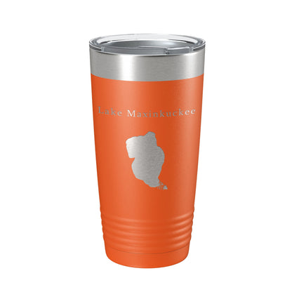 Lake Maxinkuckee Map Tumbler Travel Mug Insulated Laser Engraved Coffee Cup Indiana 20 oz-17