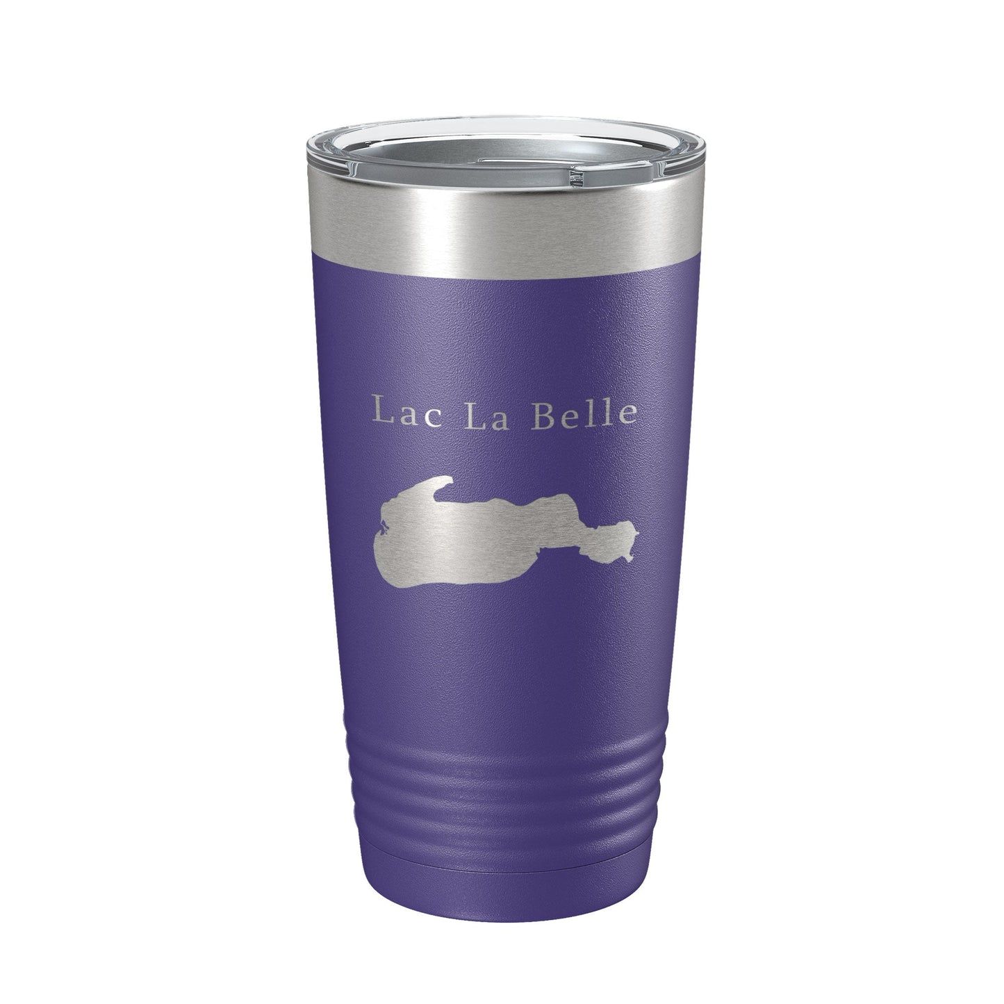 Lac La Belle Tumbler Lake Map Travel Mug Insulated Laser Engraved Coffee Cup Michigan 20 oz-15
