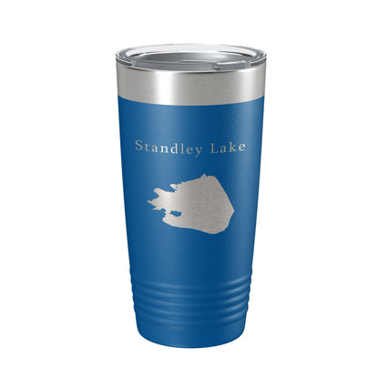 Standley Lake Map Tumbler Travel Mug Insulated Laser Engraved Coffee Cup Colorado 20 oz-6