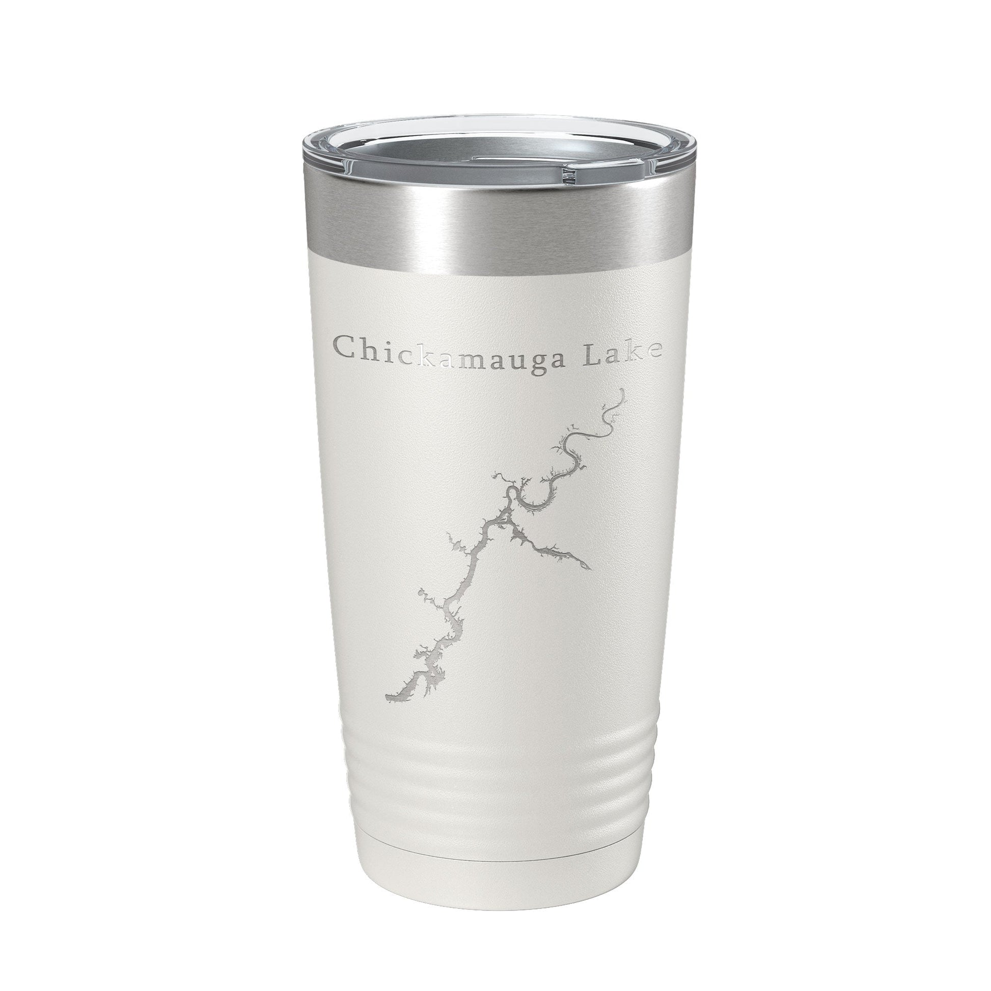 Chickamauga Lake Map Tumbler Travel Mug Insulated Laser Engraved Coffee Cup Tennessee 20 oz-1