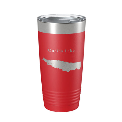 Oneida Lake Map Tumbler Travel Mug Insulated Laser Engraved Coffee Cup New York 20 oz-10