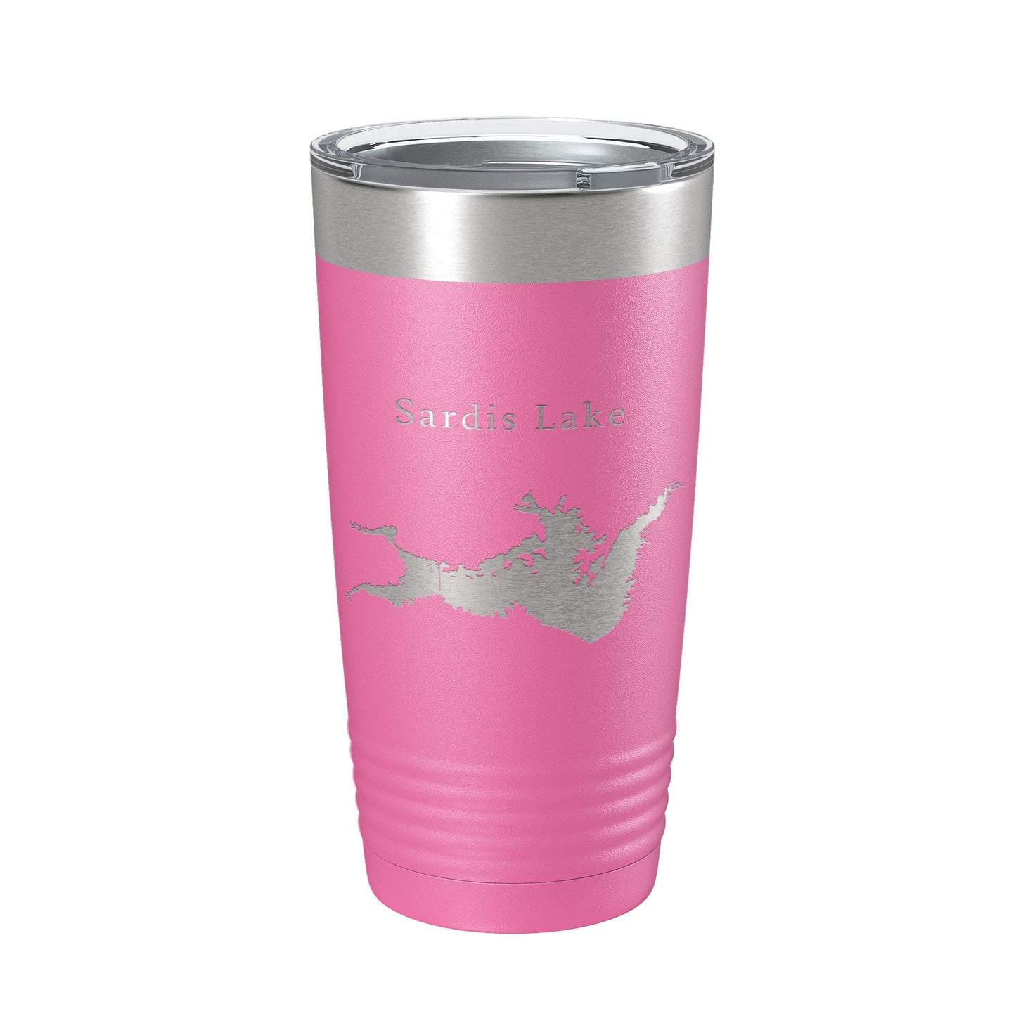 Sardis Lake Map Tumbler Travel Mug Insulated Laser Engraved Coffee Cup Oklahoma 20 oz-11