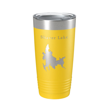 Shaver Lake Map Tumbler Travel Mug Insulated Laser Engraved Coffee Cup California 20 oz-4