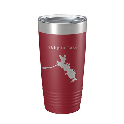 Abiquiu Lake Reservoir Map Tumbler Travel Mug Insulated Laser Engraved Coffee Cup New Mexico 20 oz-18