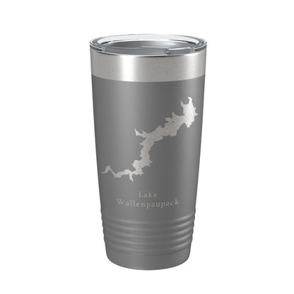 Lake Wallenpaupack Map Tumbler Travel Mug Insulated Laser Engraved Coffee Cup Pennsylvania 20 oz-16