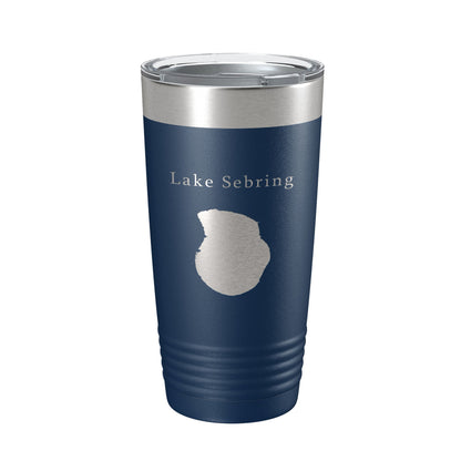 Lake Sebring Map Tumbler Travel Mug Insulated Laser Engraved Coffee Cup Florida 20 oz-8