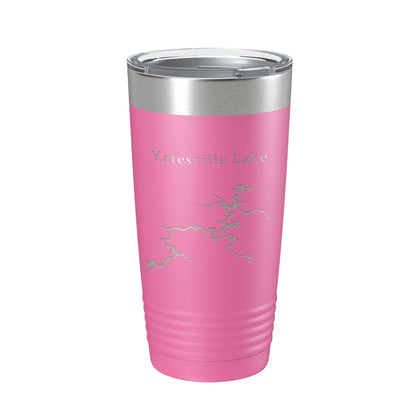 Yatesville Lake Map Tumbler Travel Mug Insulated Laser Engraved Coffee Cup Kentucky 20 oz-11
