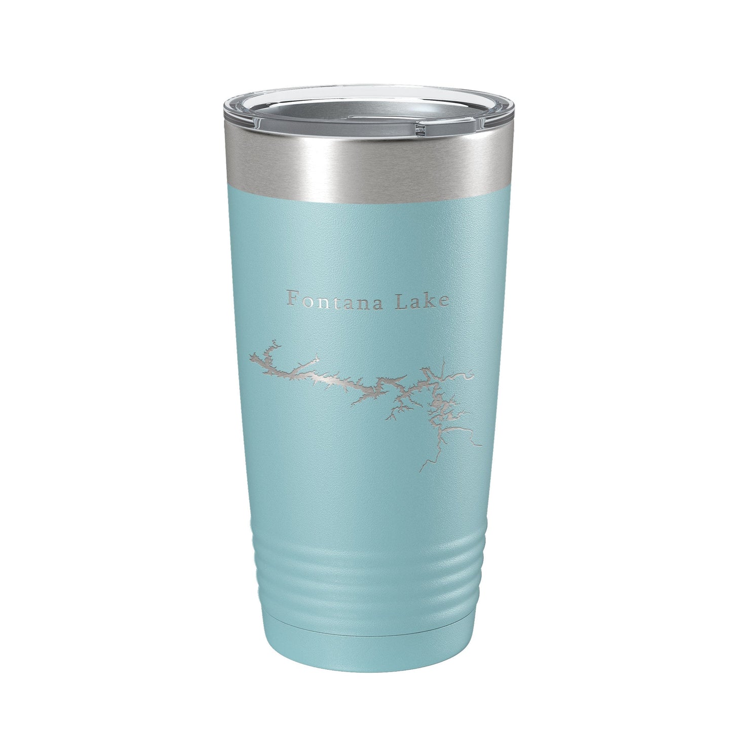 Fontana Lake Map Tumbler Travel Mug Insulated Laser Engraved Coffee Cup North Carolina 20 oz-13