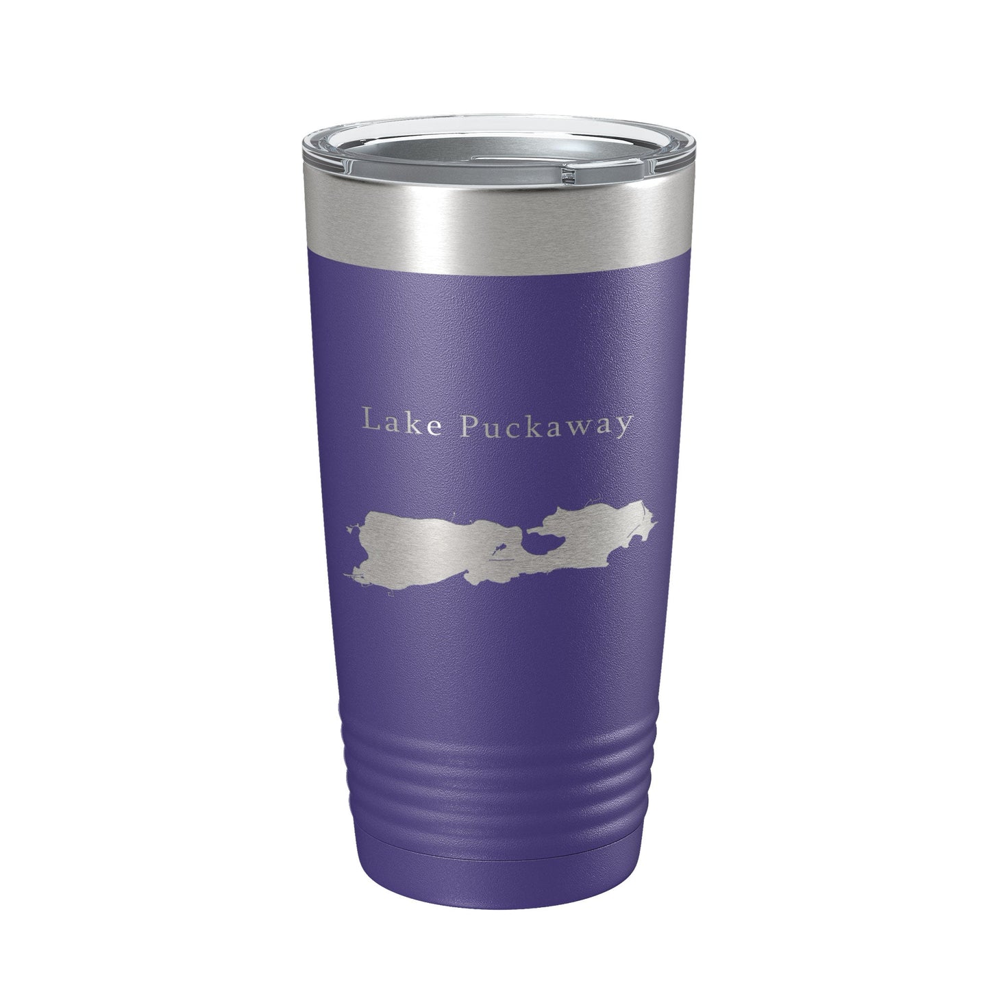 Lake Puckaway Map Tumbler Travel Mug Insulated Laser Engraved Coffee Cup Wisconsin 20 oz-15