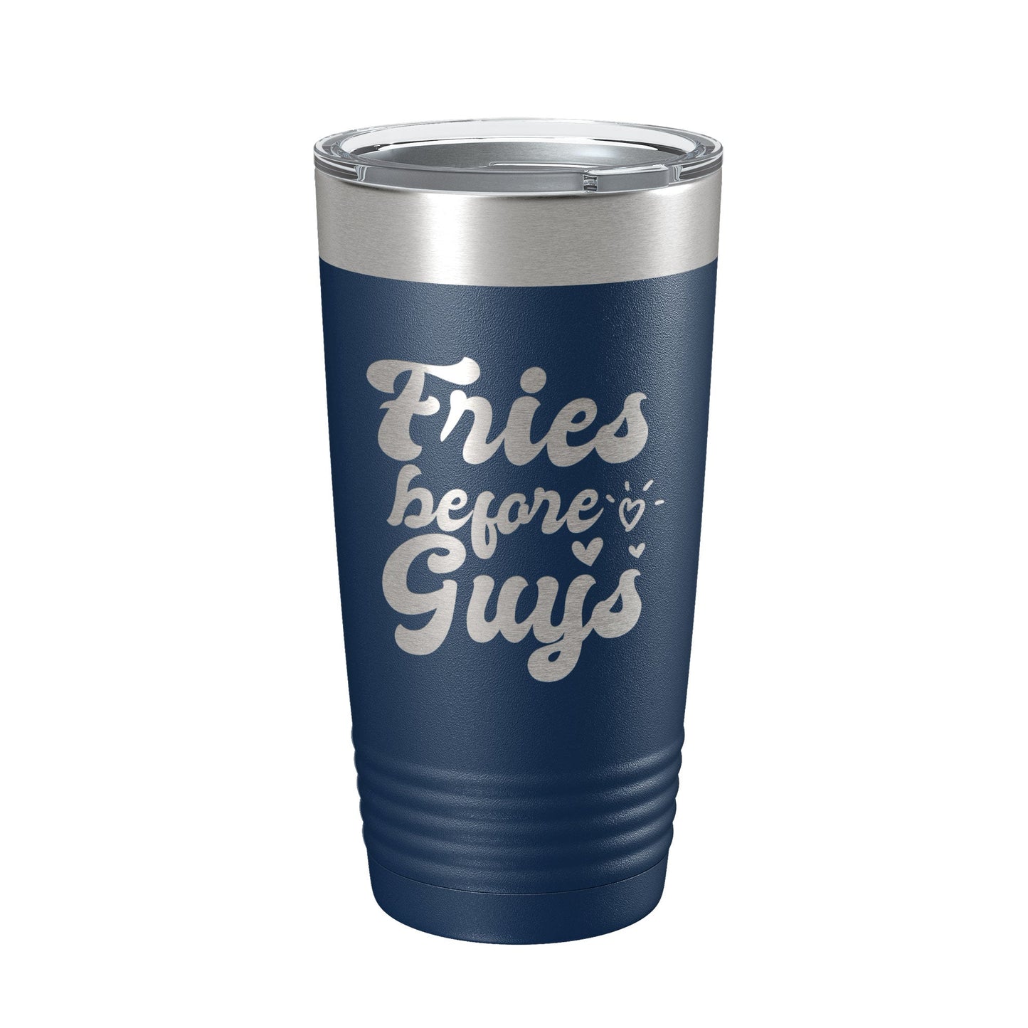 Fries Before Guys Tumbler Funny Galentine's Day Travel Mug Valentine's Single Insulated Laser Engraved Coffee Cup Retro 20 oz-8