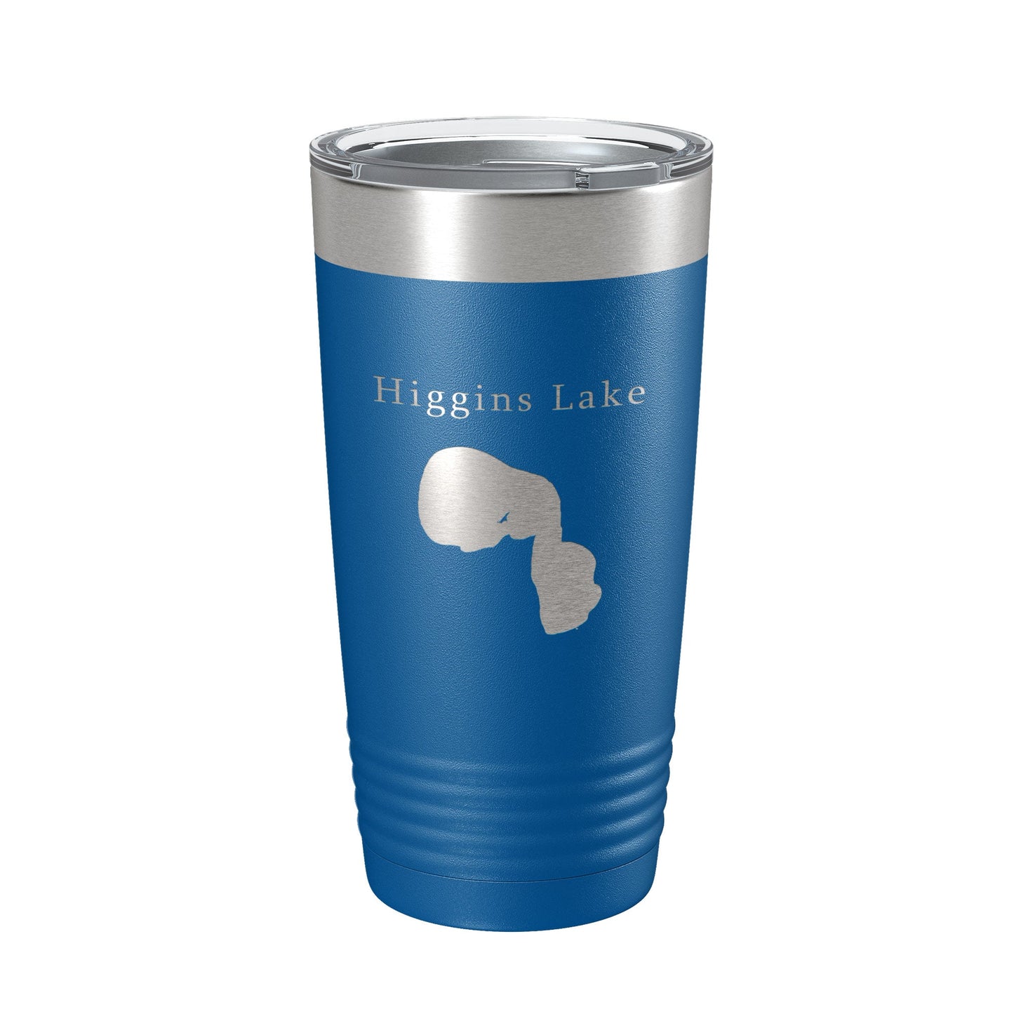 Higgins Lake Map Tumbler Travel Mug Insulated Laser Engraved Coffee Cup Michigan 20 oz-6