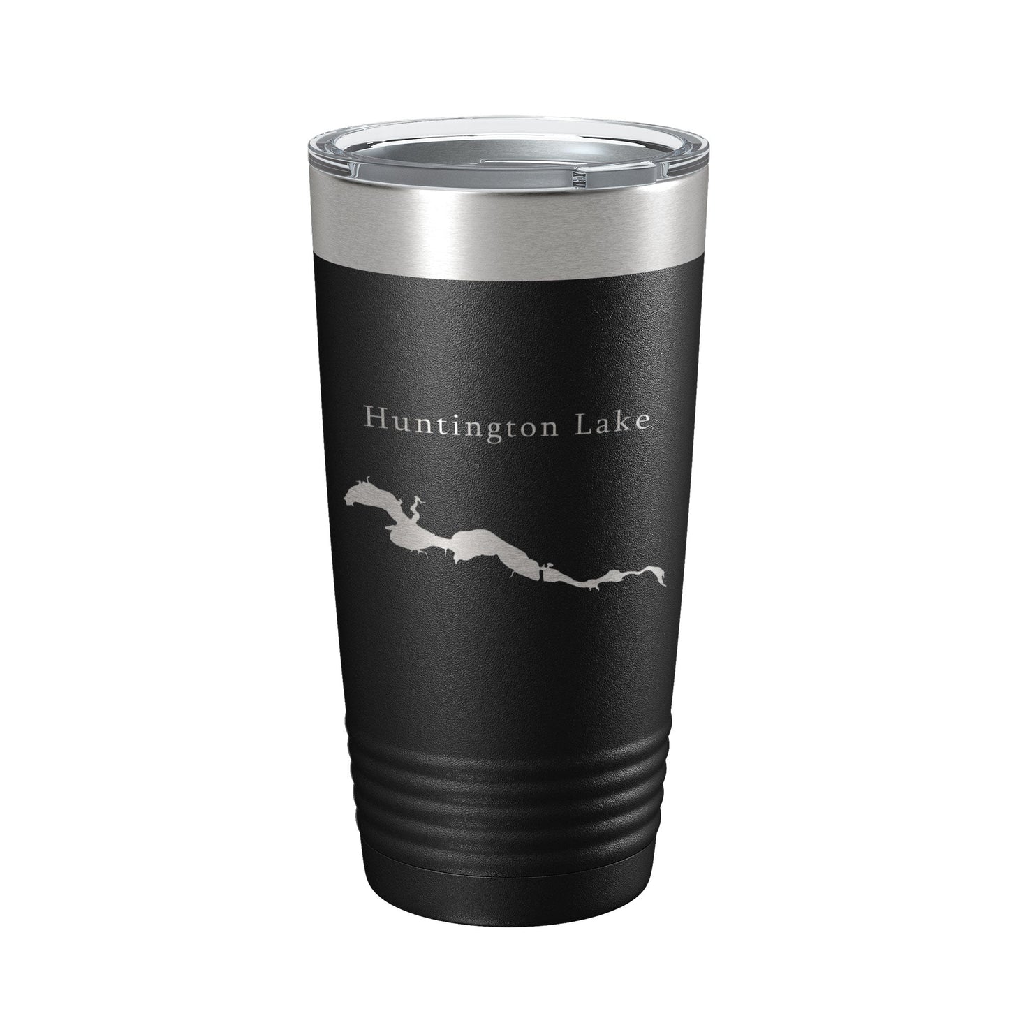 Huntington Lake Map Tumbler Travel Mug Insulated Laser Engraved Coffee Cup Indiana 20 oz-5