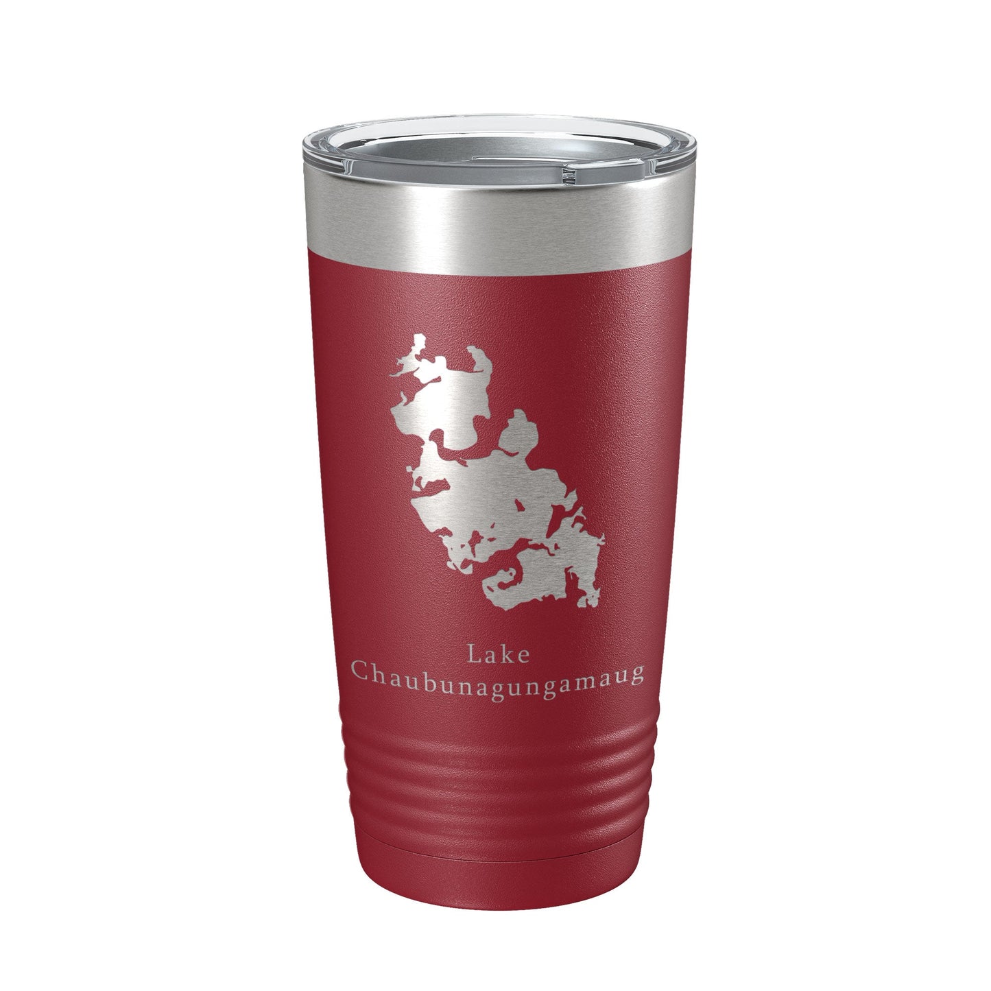 Lake Chaubunagungamaug Map Tumbler Travel Mug Insulated Laser Engraved Coffee Cup Massachusetts 20 oz-18