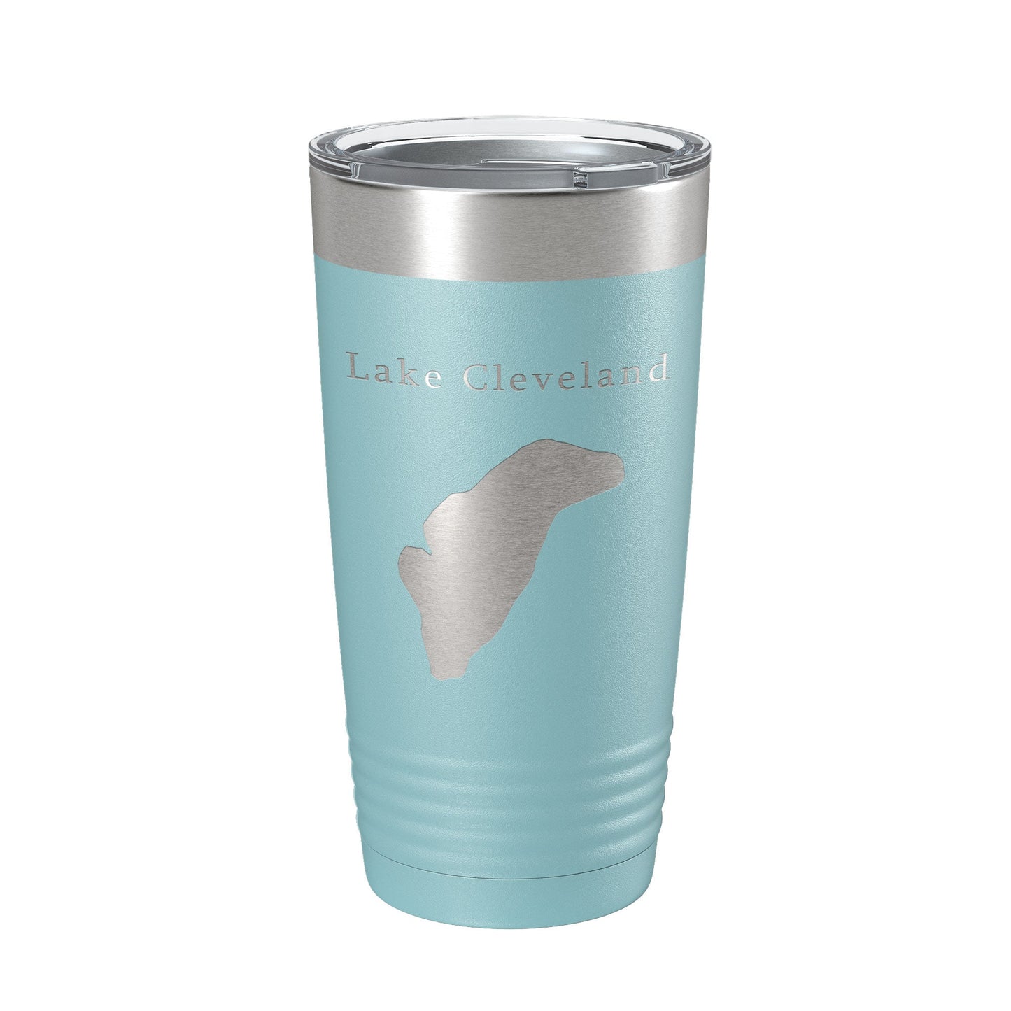 Lake Cleveland Map Tumbler Travel Mug Insulated Laser Engraved Coffee Cup Idaho 20 oz-13