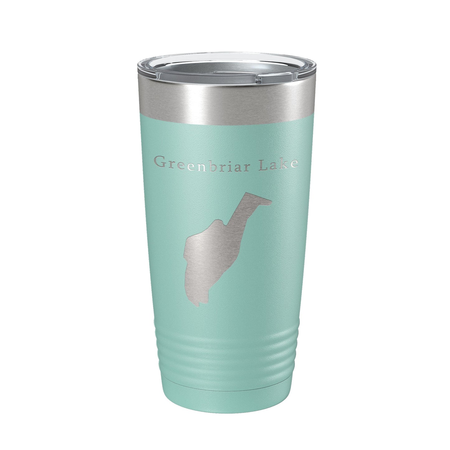 Greenbriar Lake Map Tumbler Travel Mug Insulated Laser Engraved Coffee Cup Maryland 20 oz-12