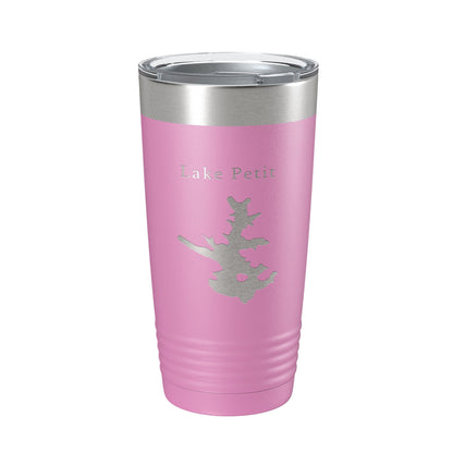 Lake Petit Map Tumbler Travel Mug Insulated Laser Engraved Coffee Cup Georgia 20 oz-14