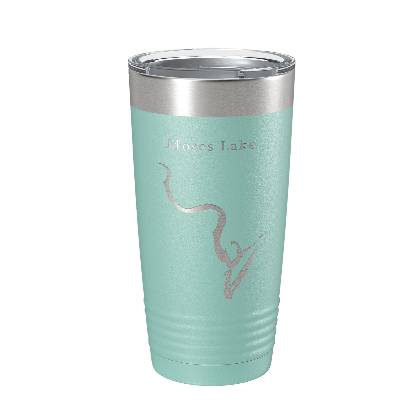 Moses Lake Map Tumbler Travel Mug Insulated Laser Engraved Coffee Cup Washington 20 oz-12