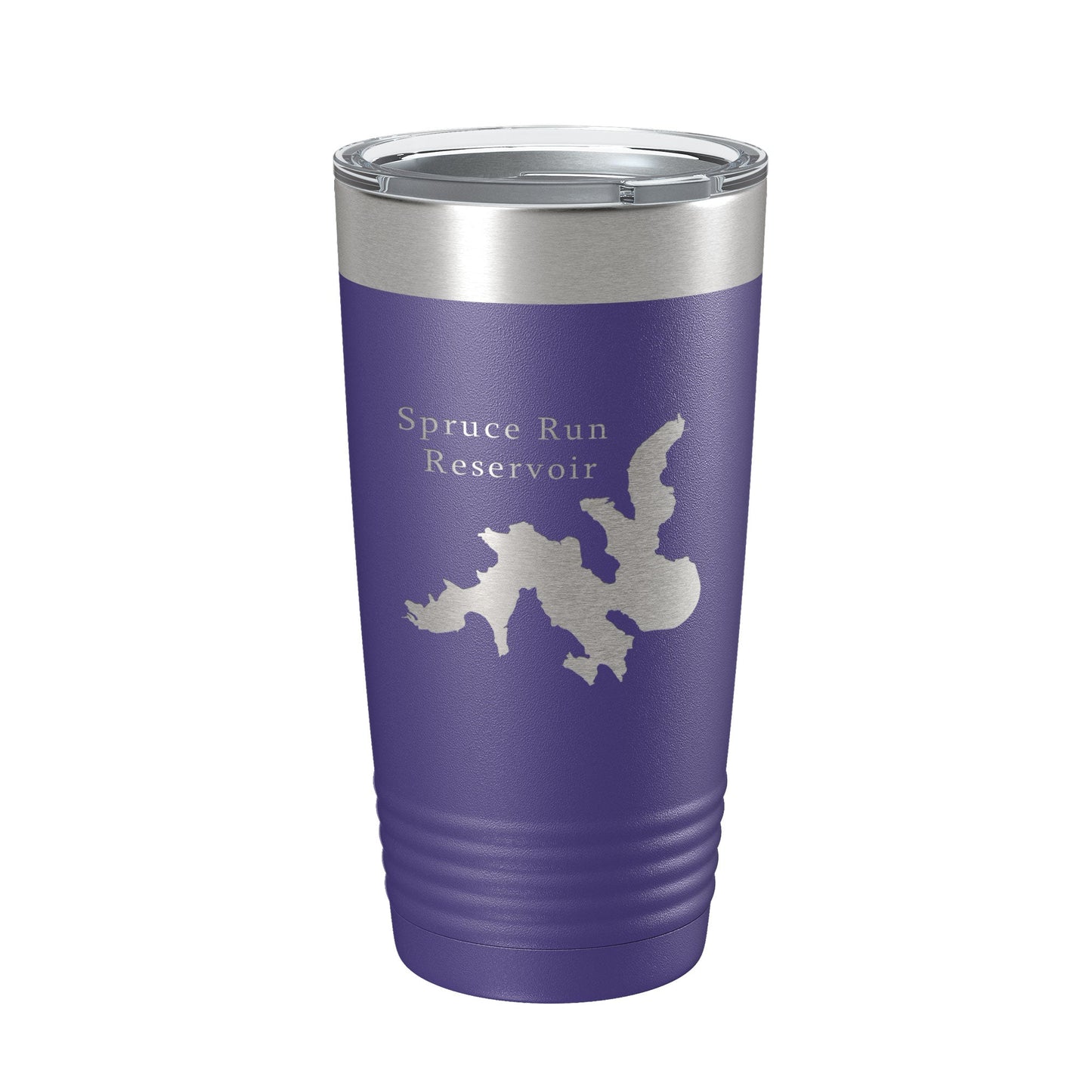 Spruce Run Reservoir Tumbler Lake Map Travel Mug Insulated Laser Engraved Coffee Cup New Jersey 20 oz-15