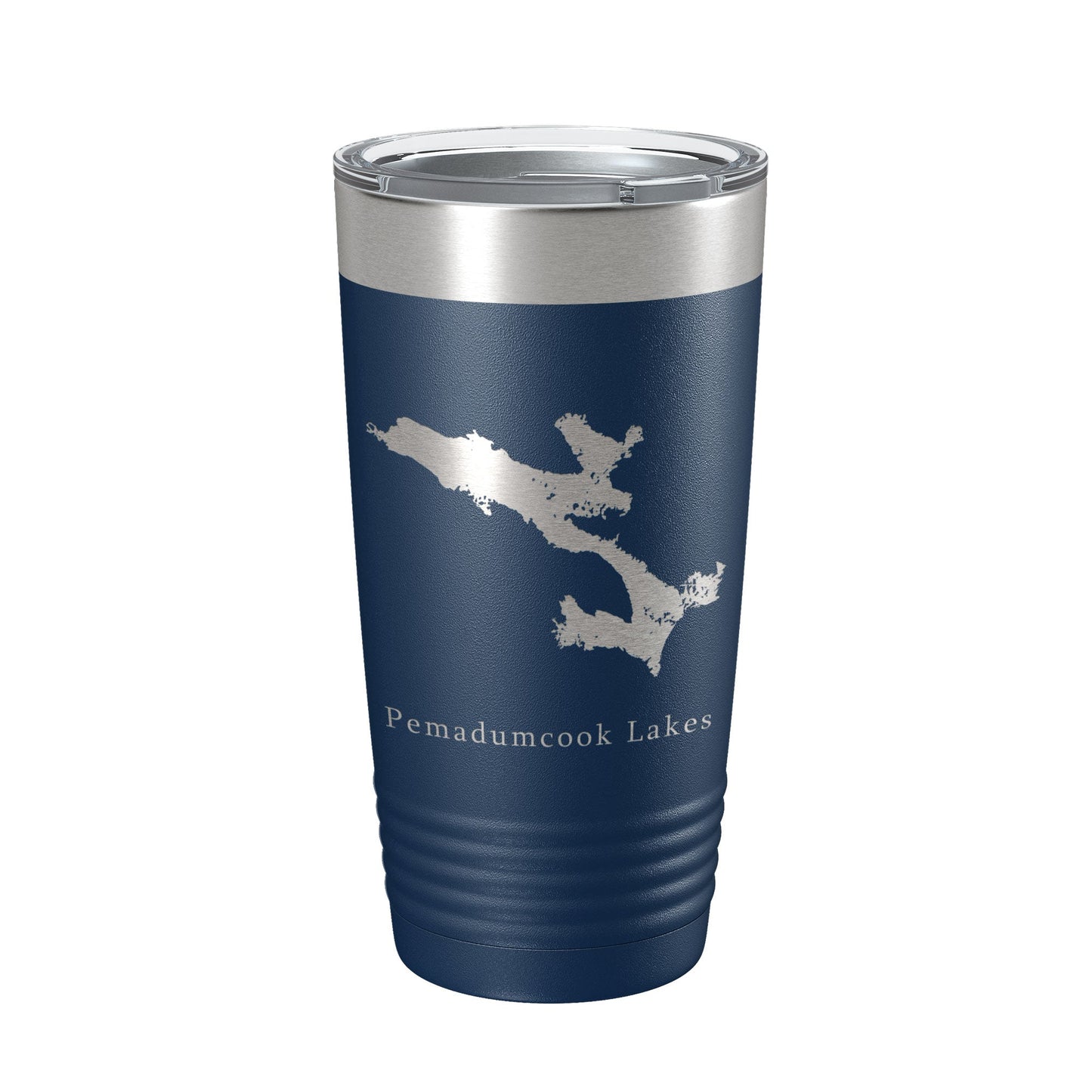 Pemadumcook Chain of Lakes Map Tumbler Travel Mug Insulated Laser Engraved Coffee Cup South Twin Ambajejus Maine 20 oz-8