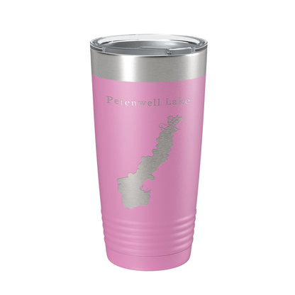 Petenwell Lake Map Tumbler Travel Mug Insulated Laser Engraved Coffee Cup Wisconsin 20 oz-14