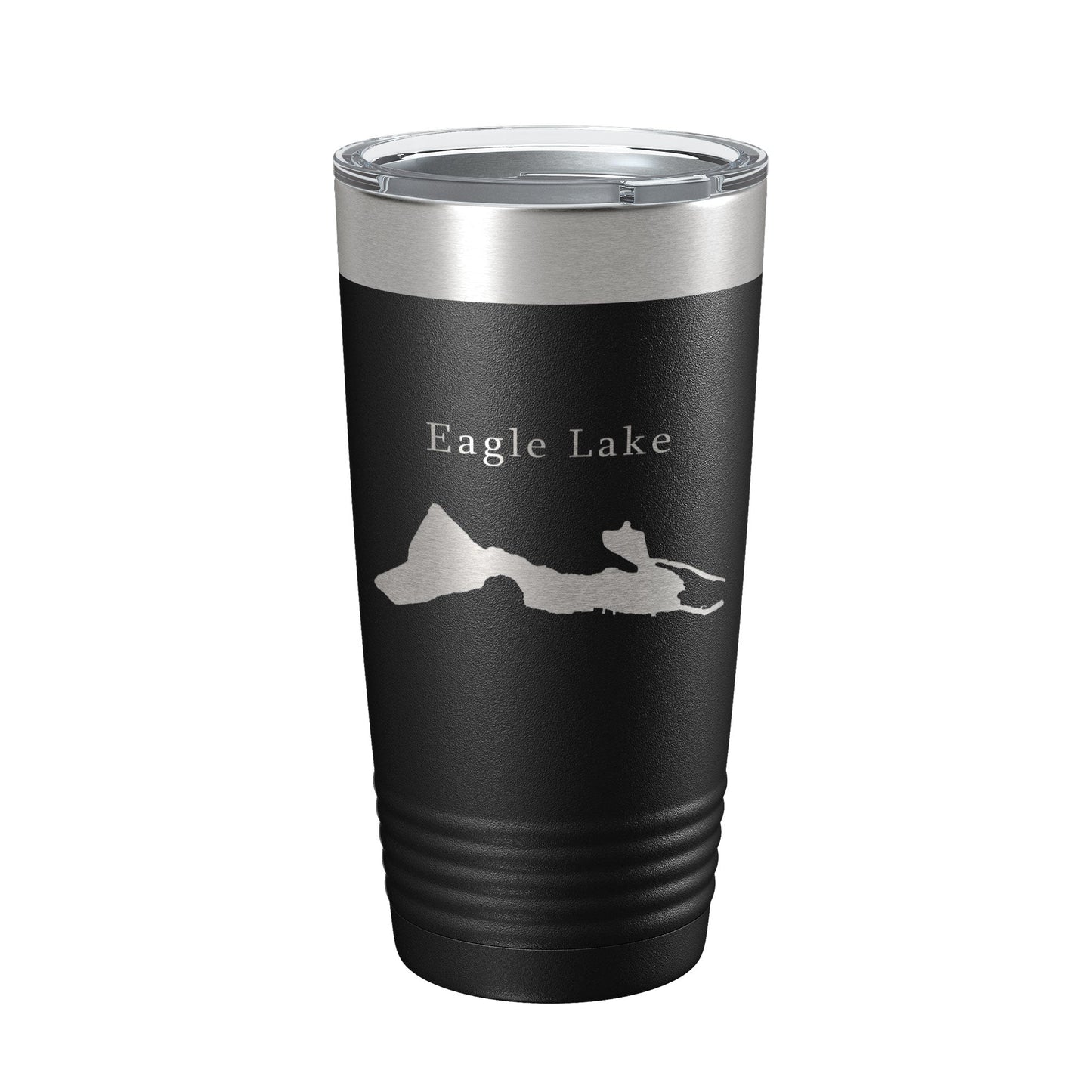 Eagle Lake Map Tumbler Travel Mug Insulated Laser Engraved Coffee Cup Michigan 20 oz-5