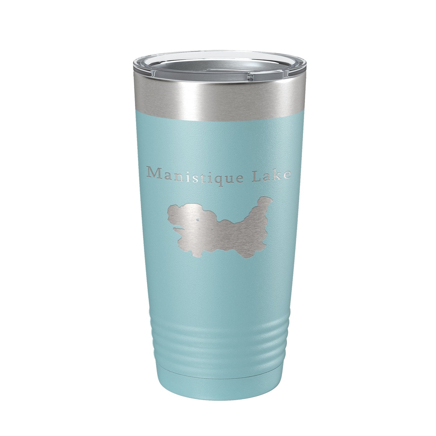 Manistique Lake Map Tumbler Travel Mug Insulated Laser Engraved Coffee Cup Michigan 20 oz-13
