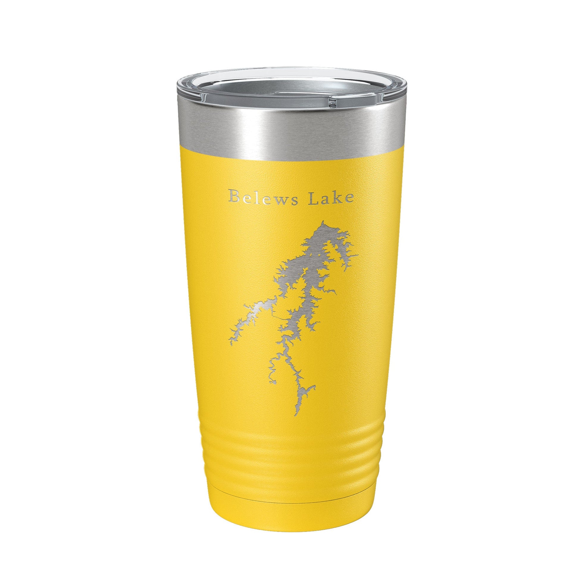 Belews Lake Map Tumbler Travel Mug Insulated Laser Engraved Coffee Cup North Carolina 20 oz-4