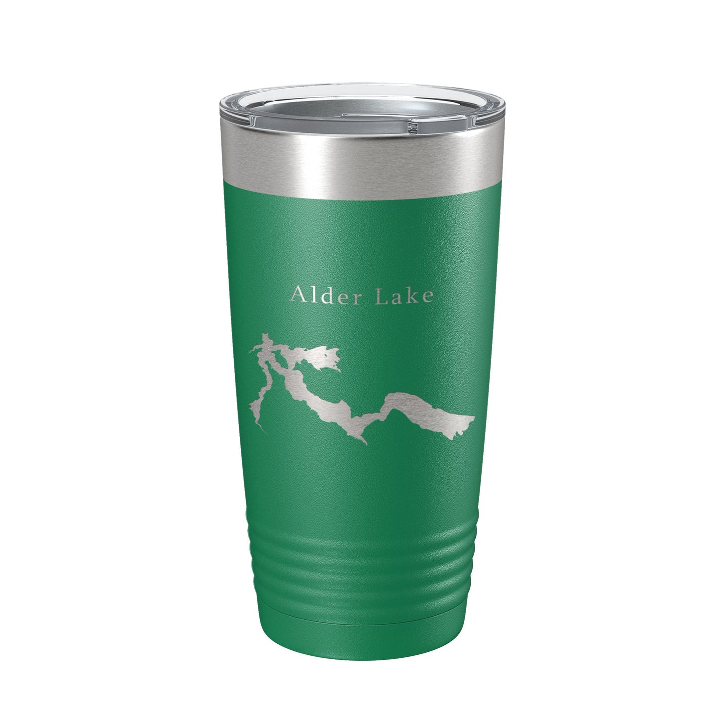 Alder Lake Map Tumbler Travel Mug Insulated Laser Engraved Coffee Cup Washington 20 oz-9