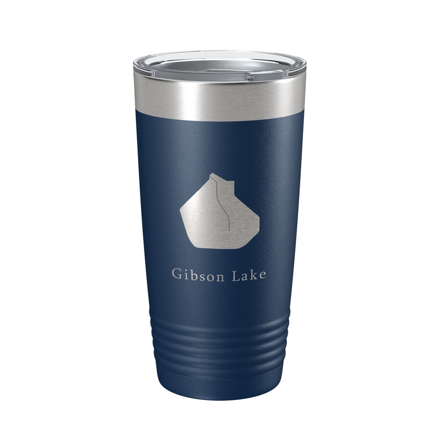 Gibson Lake Map Tumbler Travel Mug Insulated Laser Engraved Coffee Cup Indiana 20 oz-8