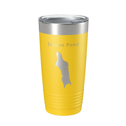 Jordan Pond Tumbler Lake Map Travel Mug Insulated Laser Engraved Coffee Cup Acadia Maine 20 oz-19