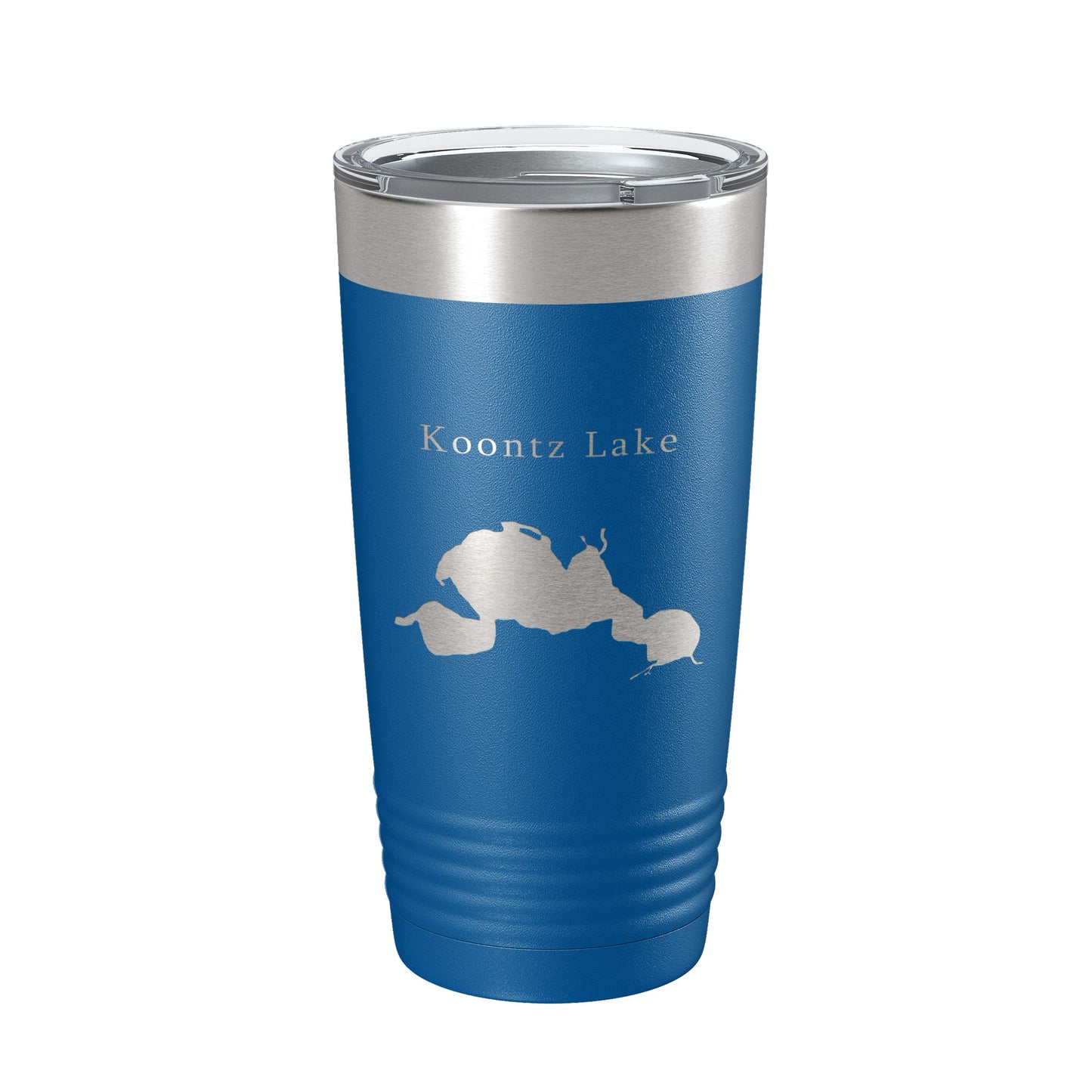 Koontz Lake Map Tumbler Travel Mug Insulated Laser Engraved Coffee Cup Indiana 20 oz-6