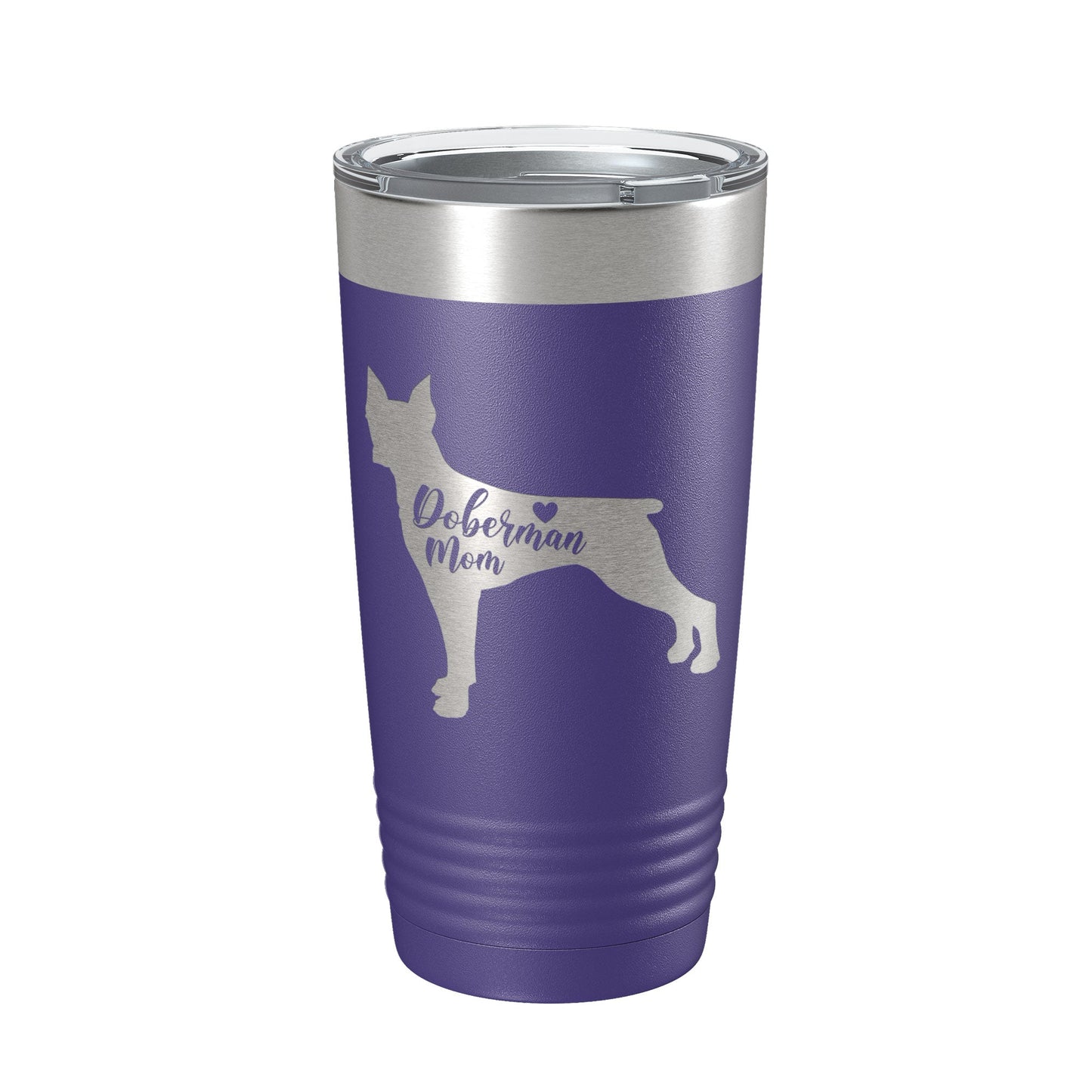 Doberman Mom Tumbler Dog Travel Mug Gift Insulated Laser Engraved Coffee Cup Dobe Dobie 20 oz-15