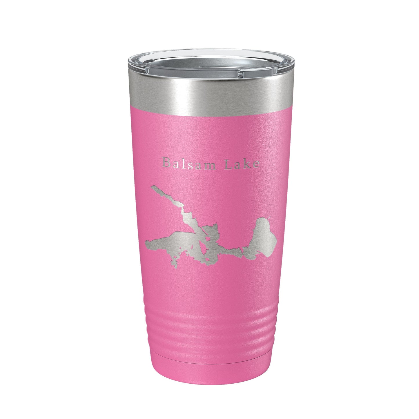 Balsam Lake Map Tumbler Travel Mug Insulated Laser Engraved Coffee Cup Wisconsin 20 oz-11