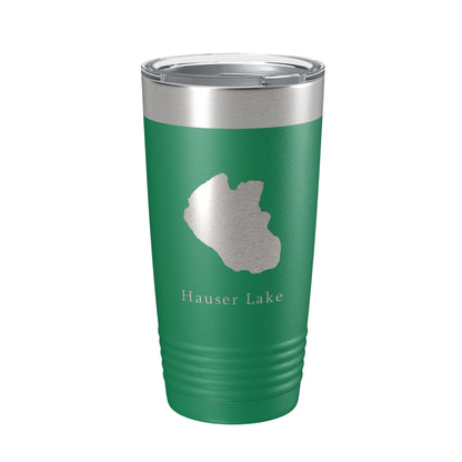 Hauser Lake Map Tumbler Travel Mug Insulated Laser Engraved Coffee Cup Idaho 20 oz-9