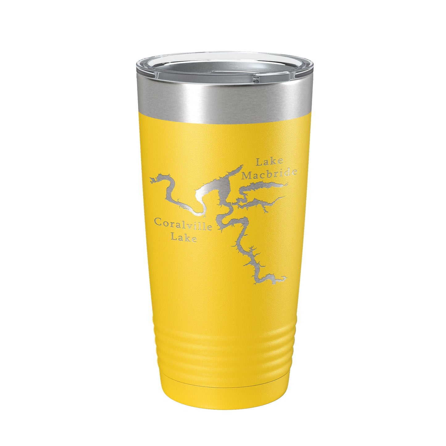 Coralville Lake Macbride Map Tumbler Travel Mug Insulated Laser Engraved Coffee Cup Iowa River 20 oz-4