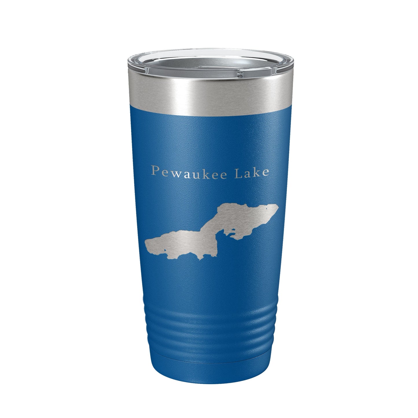 Pewaukee Lake Map Tumbler Travel Mug Insulated Laser Engraved Coffee Cup Wisconsin 20 oz-6