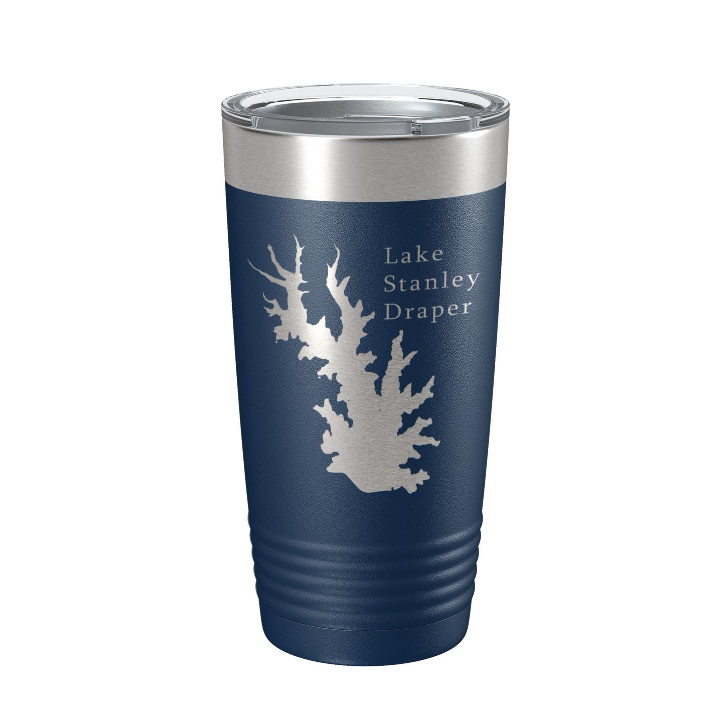 Lake Stanley Draper Map Tumbler Travel Mug Insulated Laser Engraved Coffee Cup Oklahoma 20 oz-8