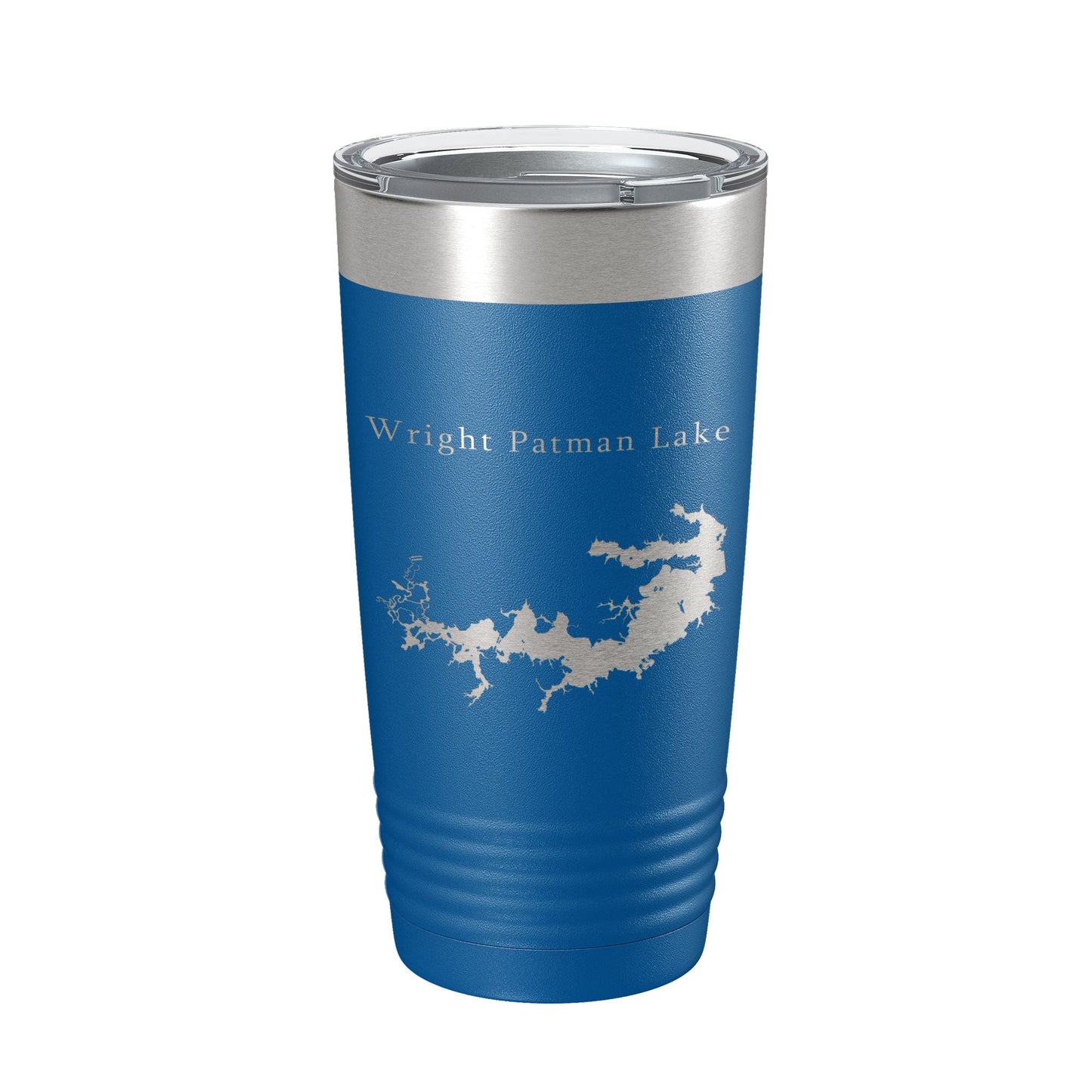 Wright Patman Lake Map Tumbler Travel Mug Insulated Laser Engraved Coffee Cup Texas 20 oz-6
