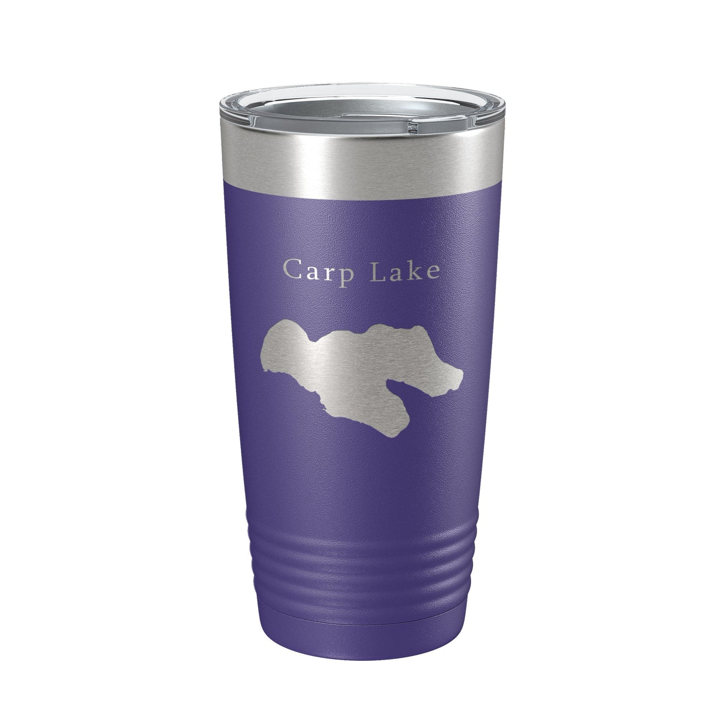 Carp Lake Map Tumbler Travel Mug Insulated Laser Engraved Coffee Cup Michigan 20 oz-15