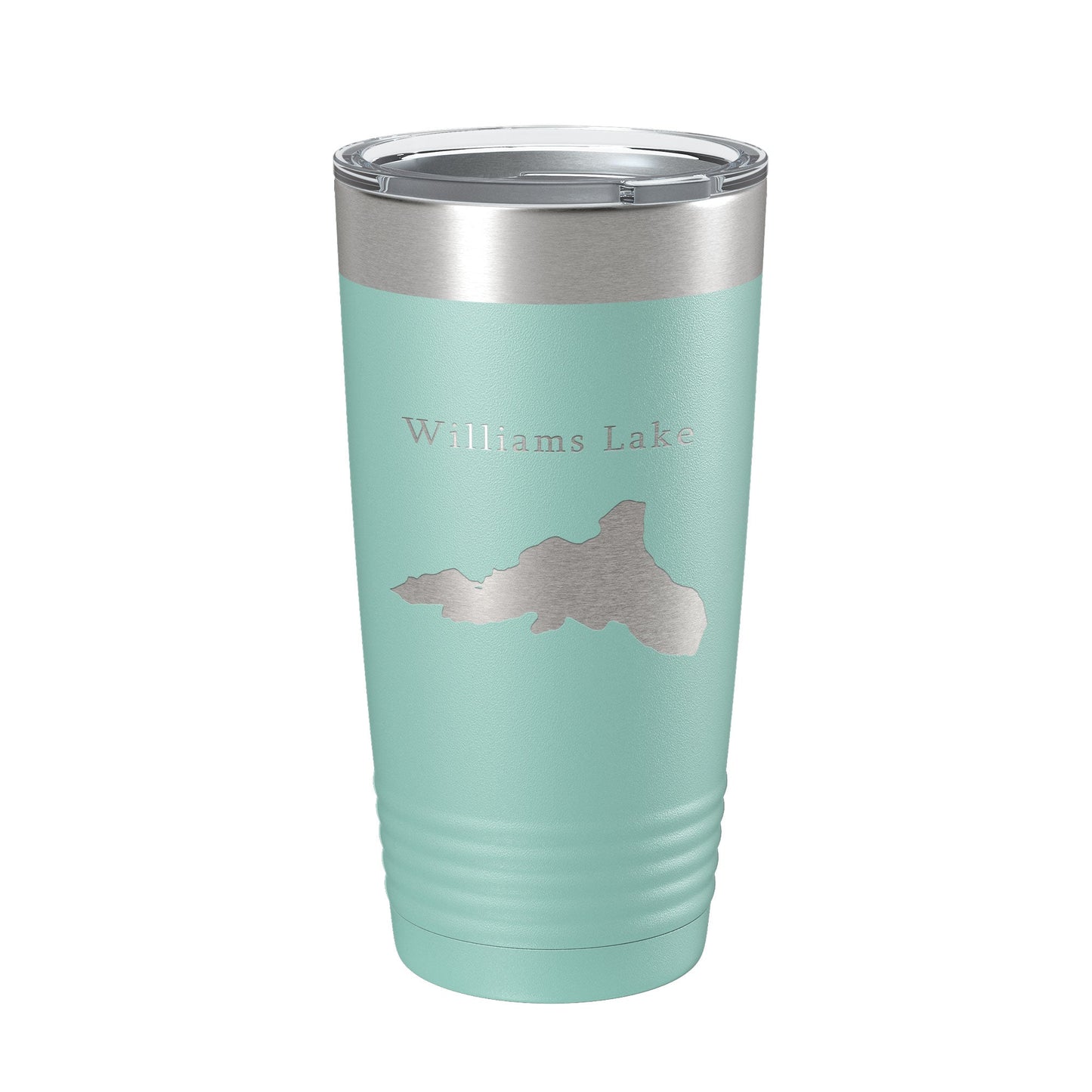 Williams Lake Map Tumbler Travel Mug Insulated Laser Engraved Coffee Cup Idaho 20 oz-12