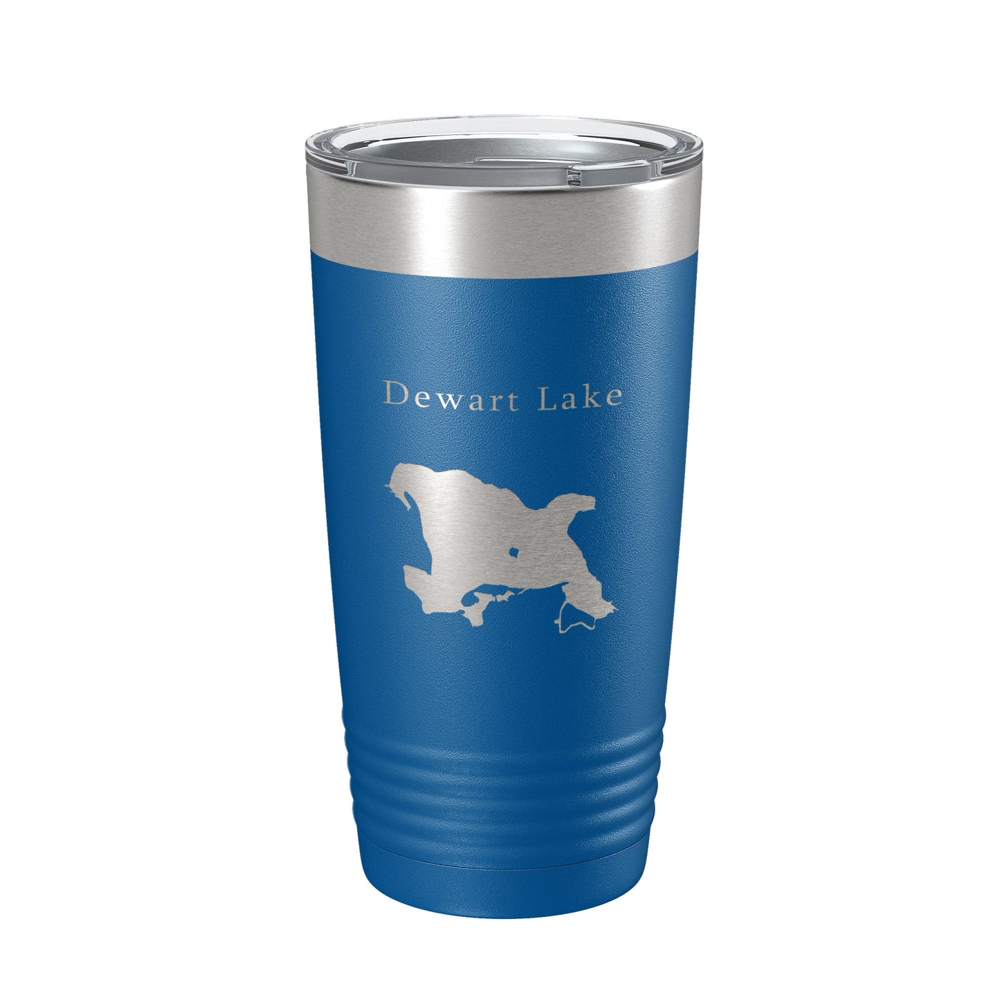 Dewart Lake Map Tumbler Travel Mug Insulated Laser Engraved Coffee Cup Indiana 20 oz-6