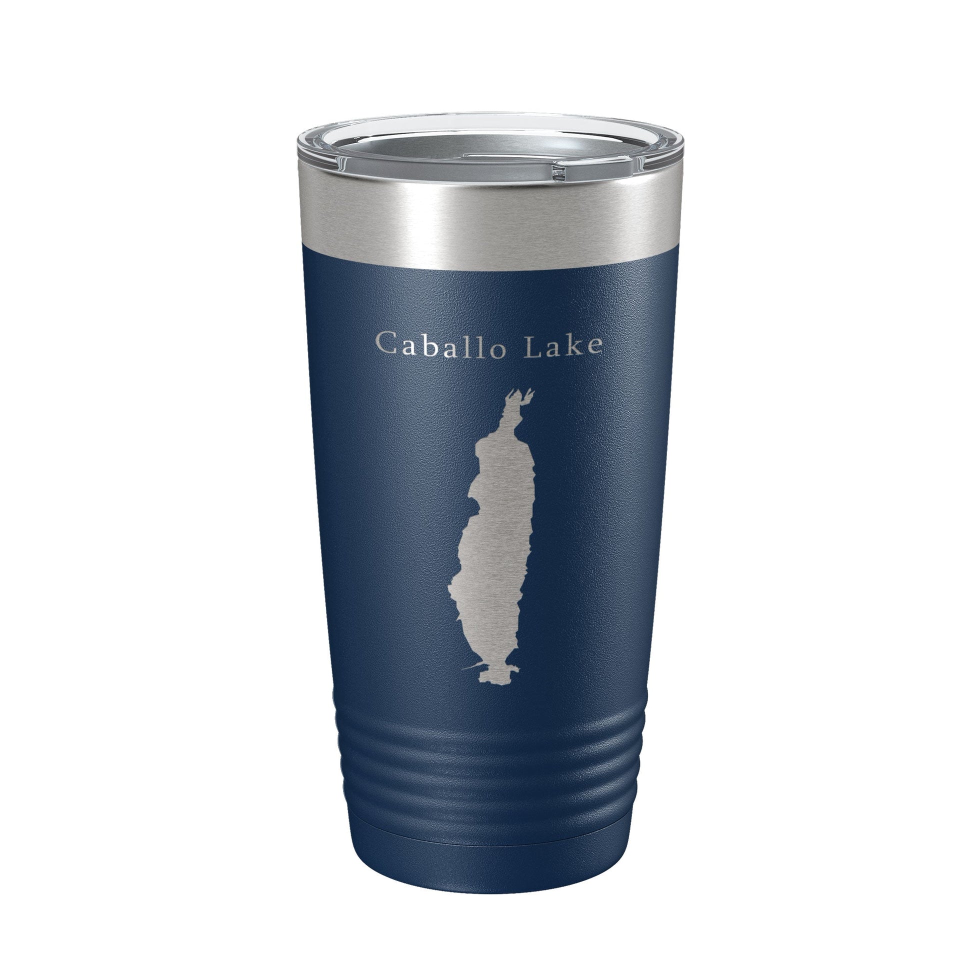 Caballo Lake Reservoir Map Tumbler Travel Mug Insulated Laser Engraved Coffee Cup New Mexico 20 oz-2