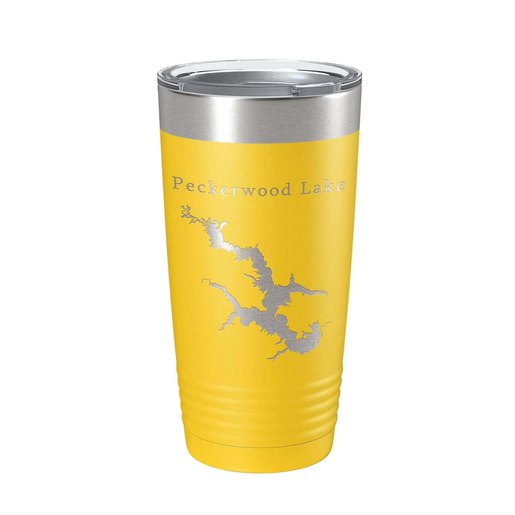 Peckerwood Lake Map Tumbler Travel Mug Insulated Laser Engraved Coffee Cup Hartz Reservoir Arkansas 20 oz-4