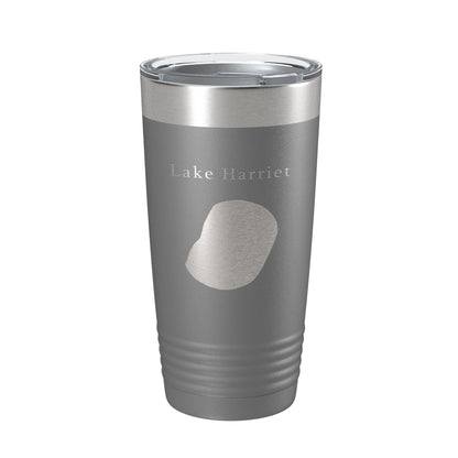 Lake Harriet Map Tumbler Travel Mug Insulated Laser Engraved Coffee Cup Minnesota 20 oz-16