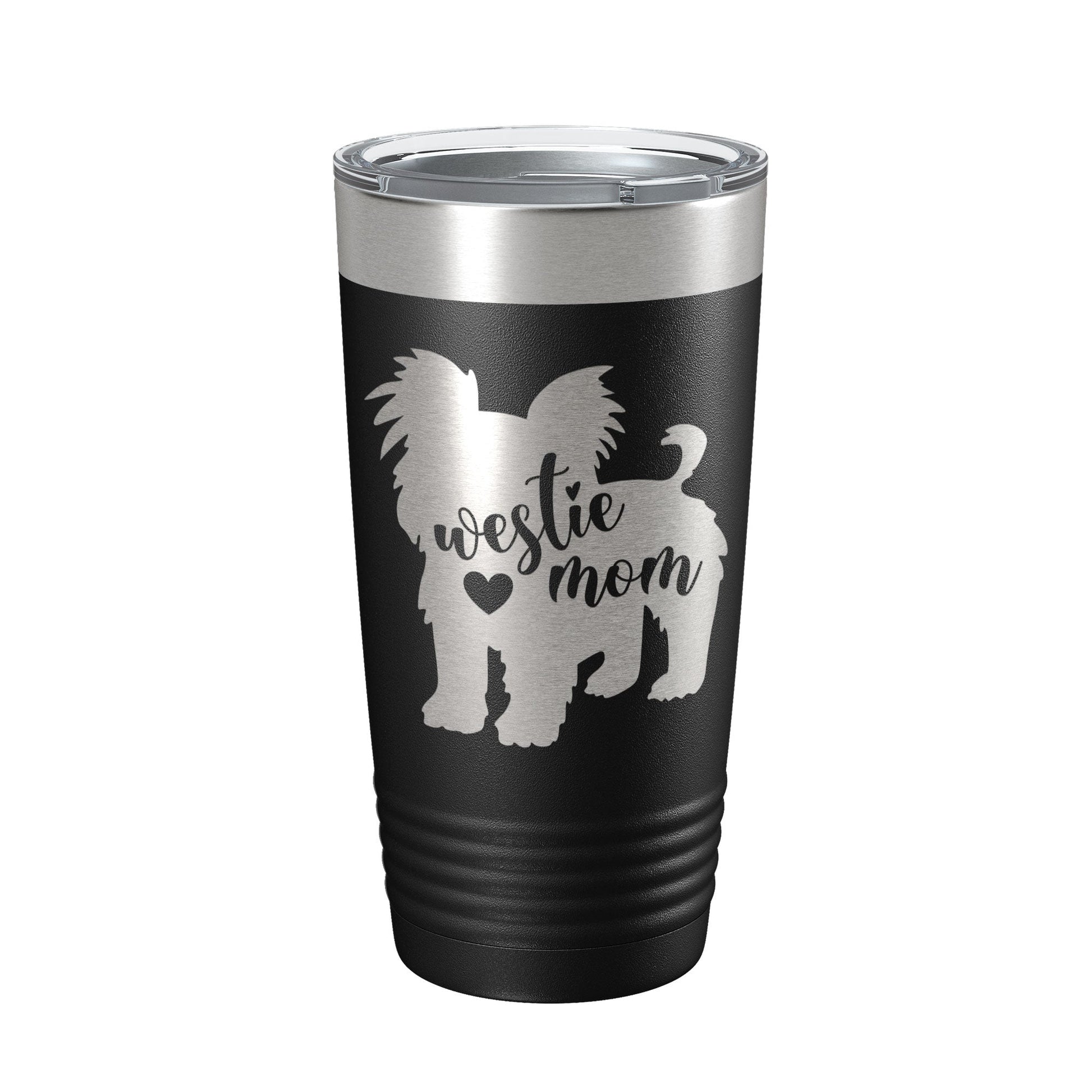 Westie Dog Mom Tumbler West Highland White Terrier Travel Mug Gift Insulated Laser Engraved Coffee Cup 20 oz-5