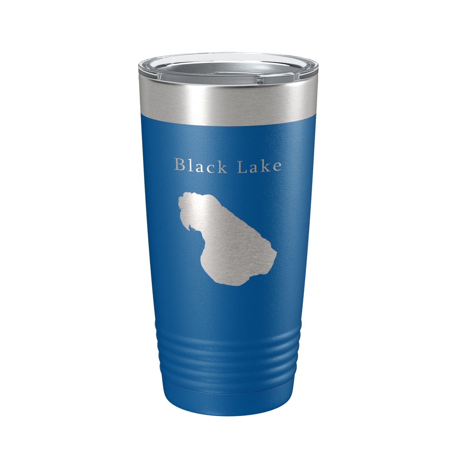 Black Lake Map Tumbler Travel Mug Insulated Laser Engraved Coffee Cup Michigan 20 oz-6