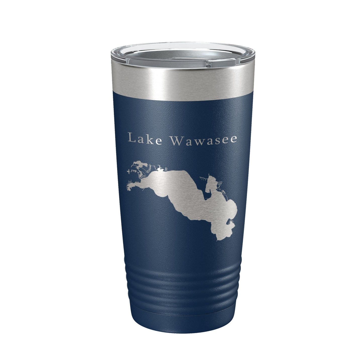 Lake Wawasee Map Tumbler Travel Mug Insulated Laser Engraved Coffee Cup Indiana 20 oz-8